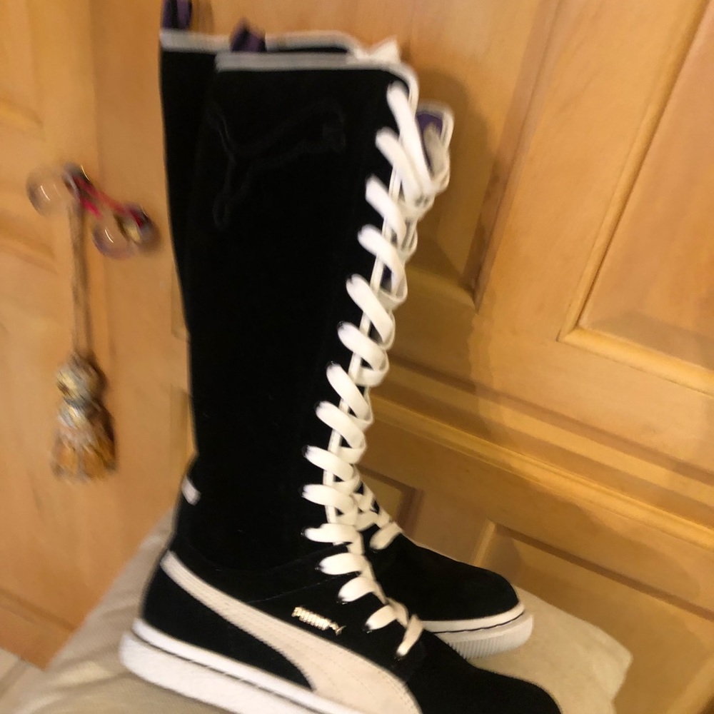 Puma knee high sneakers